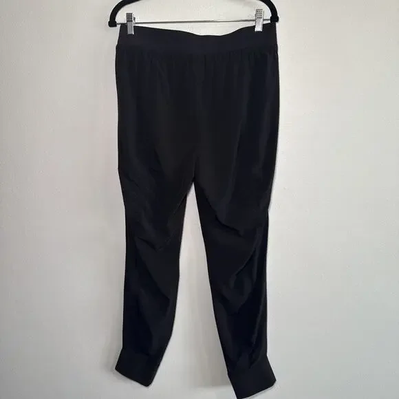 ATHLETA Attitude Pant Size 12 LARGE Black Pockets drawstring waist Jogger‎ GUC - Picture 3 of 6